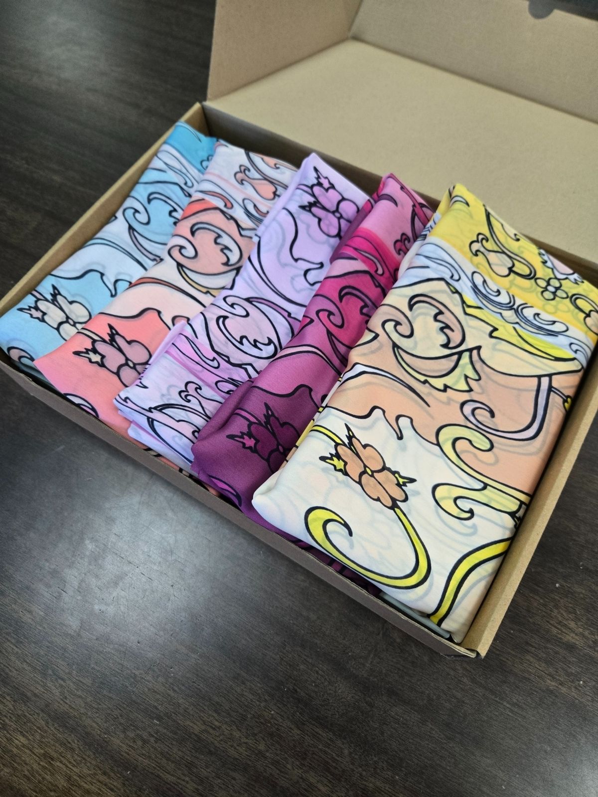 En Çok Satan 5'Li Zerefşan İpek Şal - KT258522 - Görsel 2