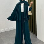 Premium Oysho Saoris İkili Takım TK100257 - Petrol