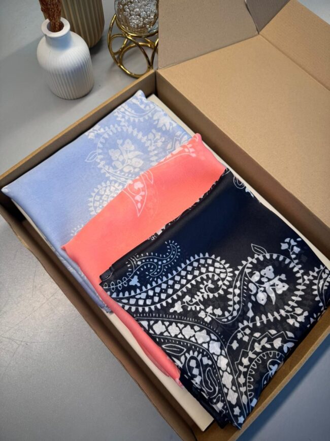 En Çok Satan 3'Lü Havai İpek Şal - KT100253