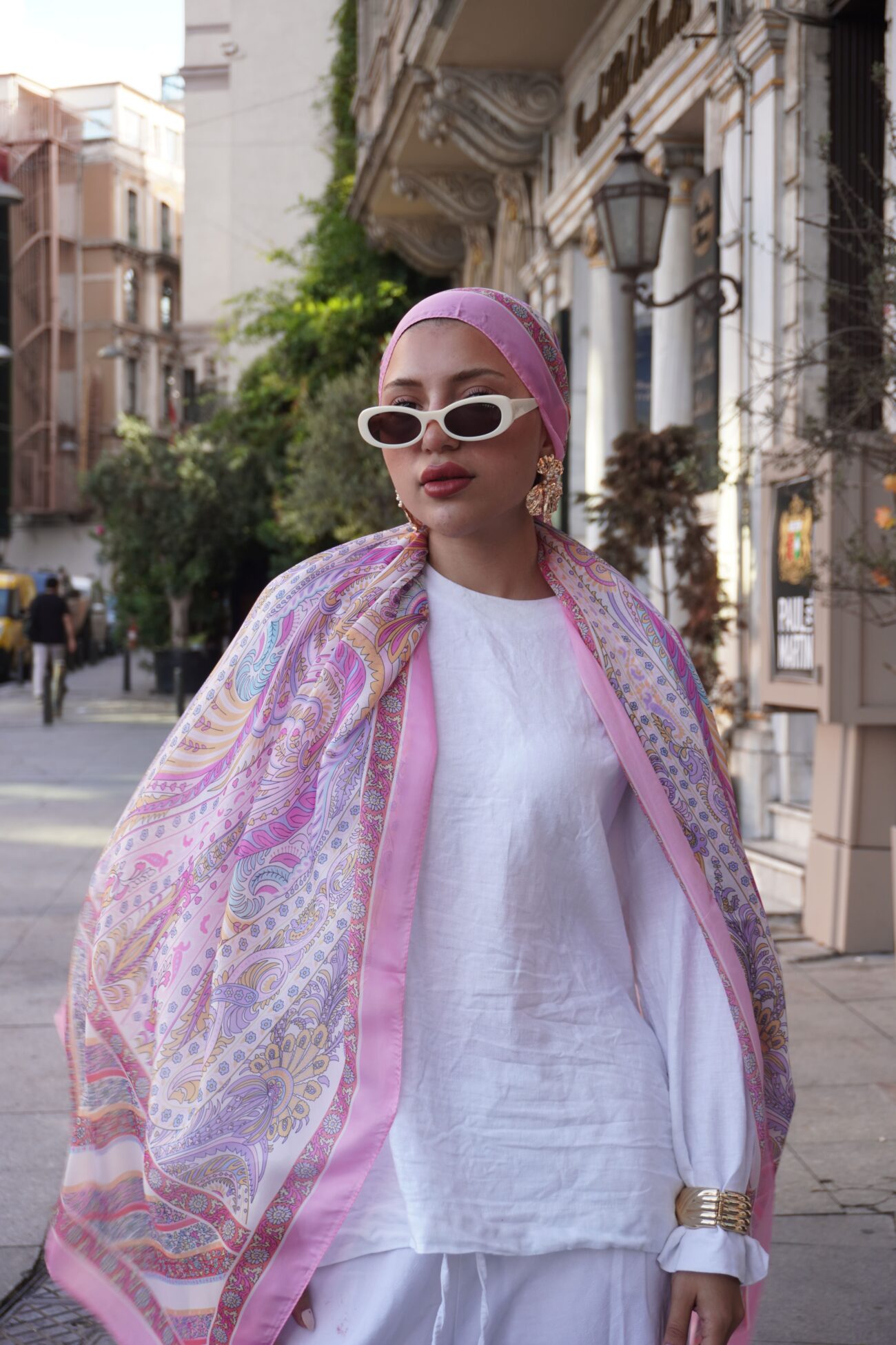 New Zuhur Şal Serisi- 469-002- V-10 - Gelin Çiçeği - Görsel 2