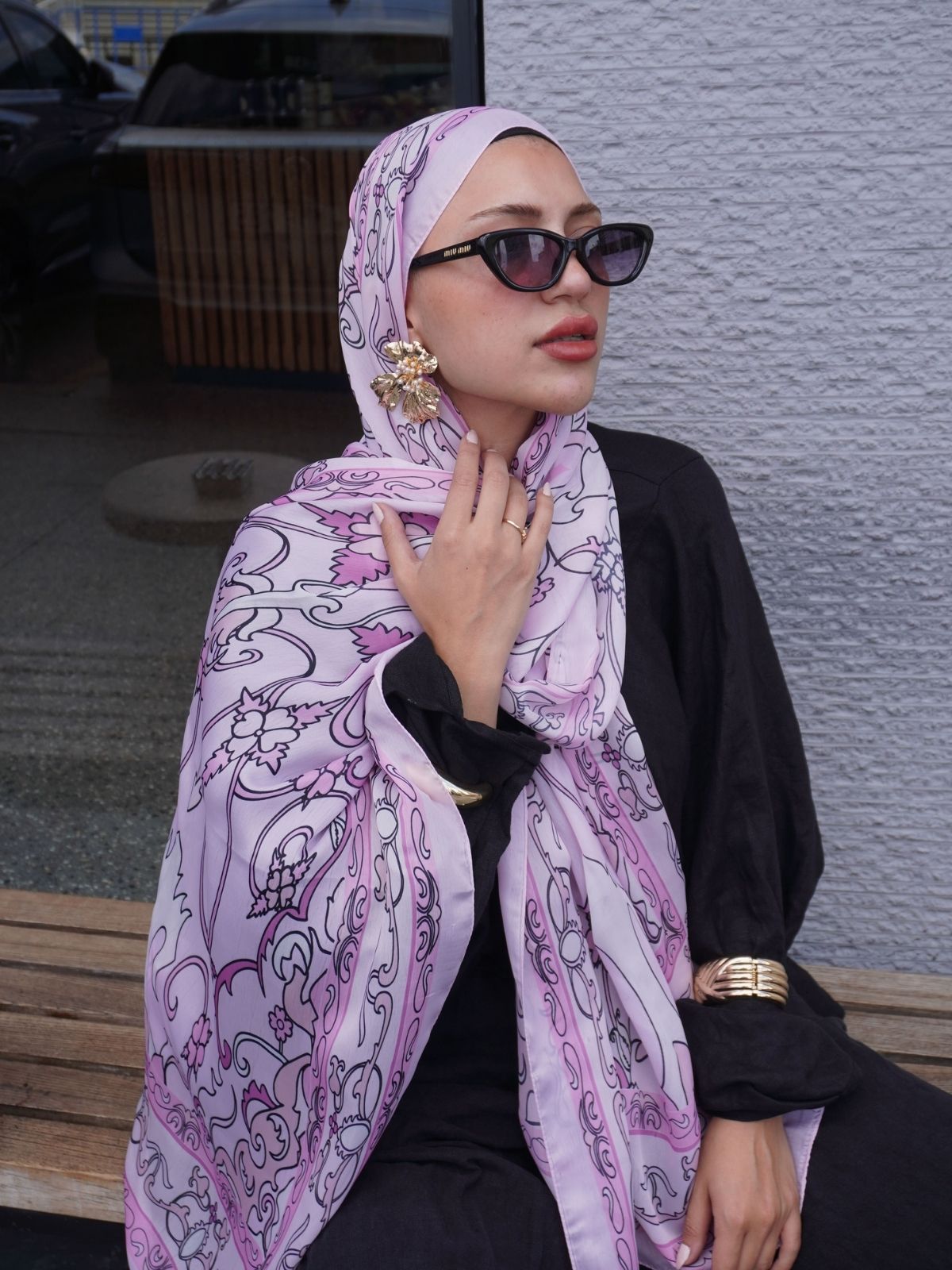 Zerefşan Şal Serisi- 469-003- V-4 - Pamuk Şekeri - Görsel 3