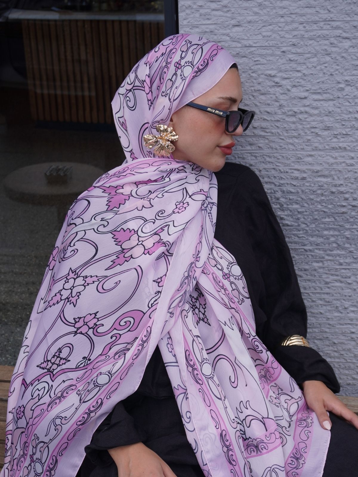 Zerefşan Şal Serisi- 469-003- V-4 - Pamuk Şekeri - Görsel 4