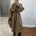 Pelerin Detay Kuşaklı Trençkot DŞ100236 - Camel