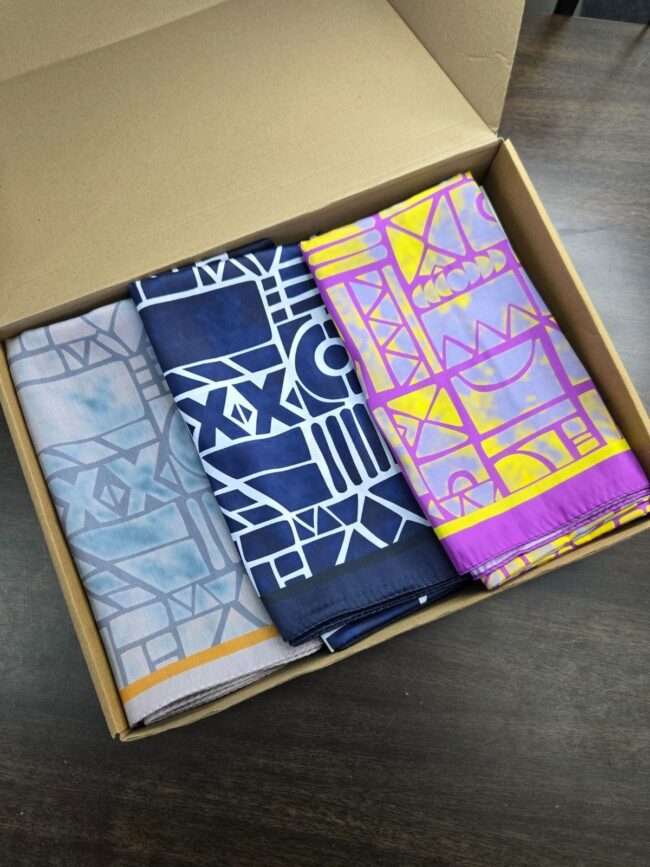 En Çok Satan 3'Lü Oxxo Desen Vual İpek Eşarp - KT6203662