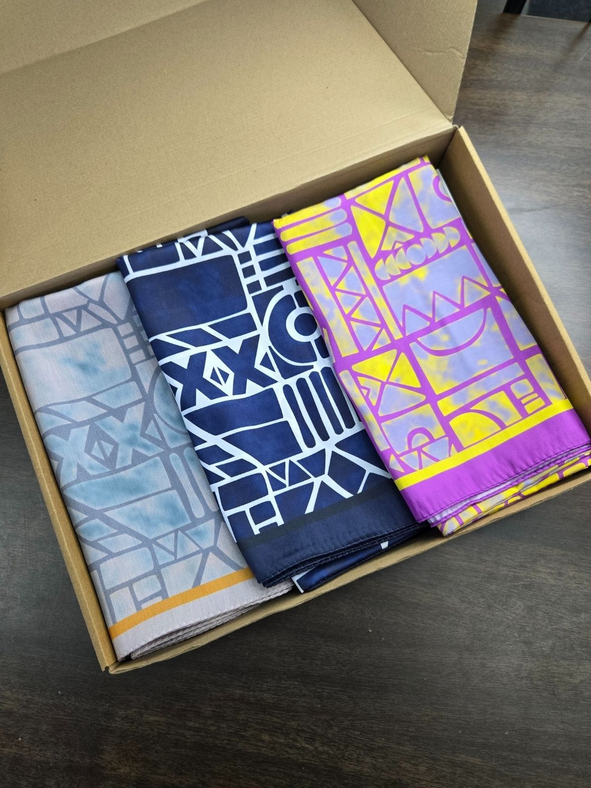 En Çok Satan 3'Lü Oxxo Desen Vual İpek Eşarp - KT6203662