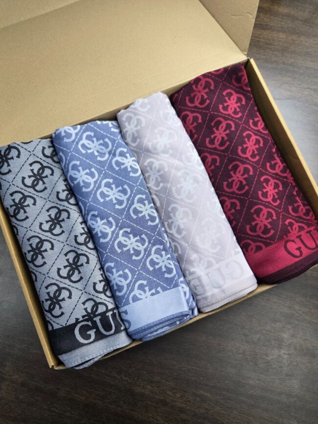 En Çok Satan 4'Lü Gues Çift Taraflı Kaşmir İpek Eşarp - KT7859