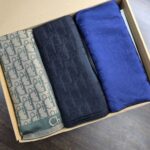 En Çok Satan 3'Lü Dior Çift Taraflı Kaşmir İpek Eşarp - KT7859