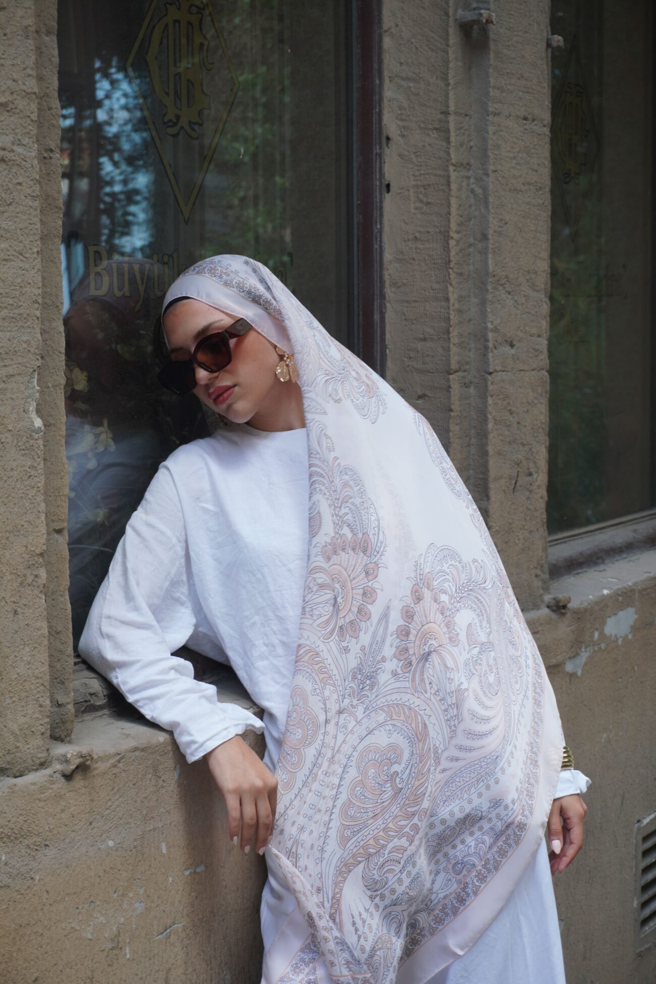 New Zuhur Şal Serisi- 469-002- V-8 - Karamel - Görsel 2