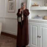 Angora Triko Hırka  HRK100263 -  Acı Kahve