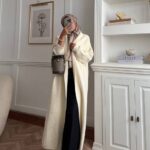 Angora Triko Hırka HRK100263 - Krem