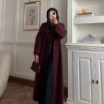 Angora Triko Hırka  HRK100263 -  Bordo