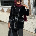 Belden Oturtmalı Sıfır Kol Şişme Yelek DŞ100272 – Siyah