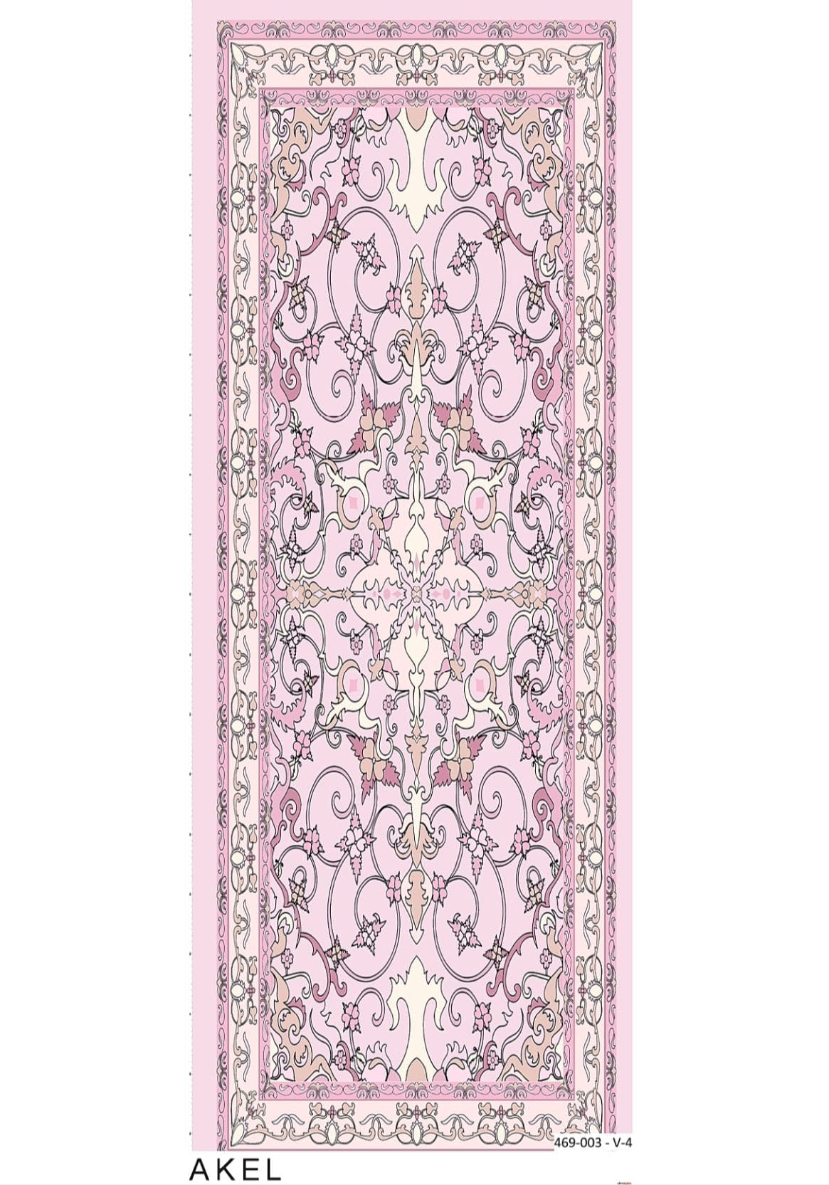 Zerefşan Şal Serisi- 469-003- V-4 - Pamuk Şekeri - Görsel 5