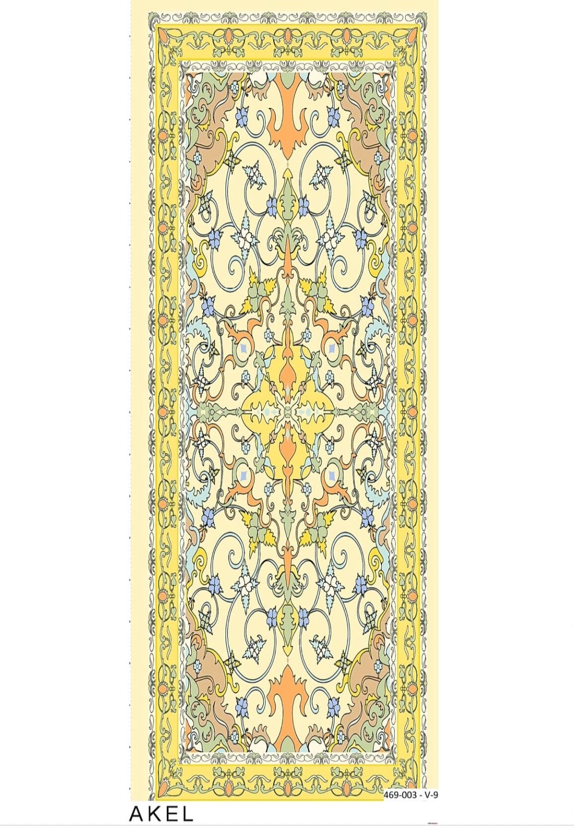 Zerefşan Şal Serisi- 469-003- V-9 - Ayçiçeği - Görsel 6