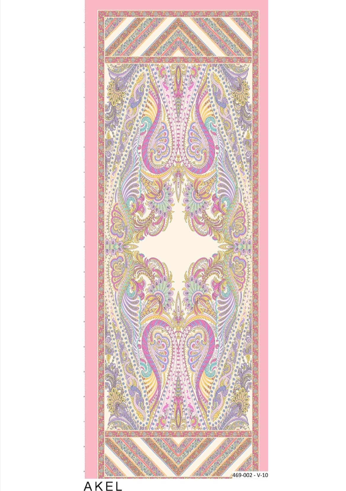 New Zuhur Şal Serisi- 469-002- V-10 - Gelin Çiçeği - Görsel 6