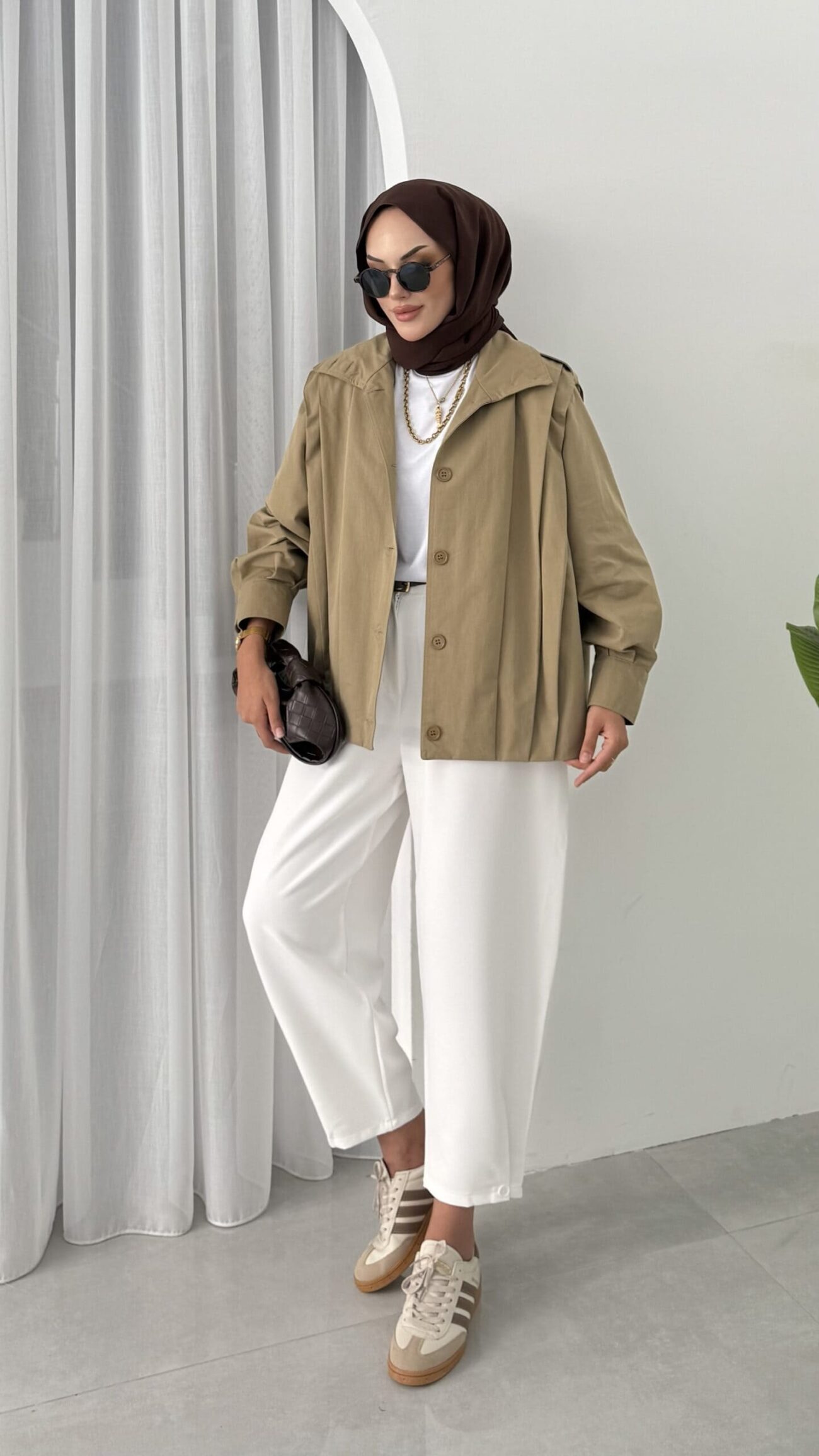 Zara Bomber Trençkot DŞ100237 - Haki