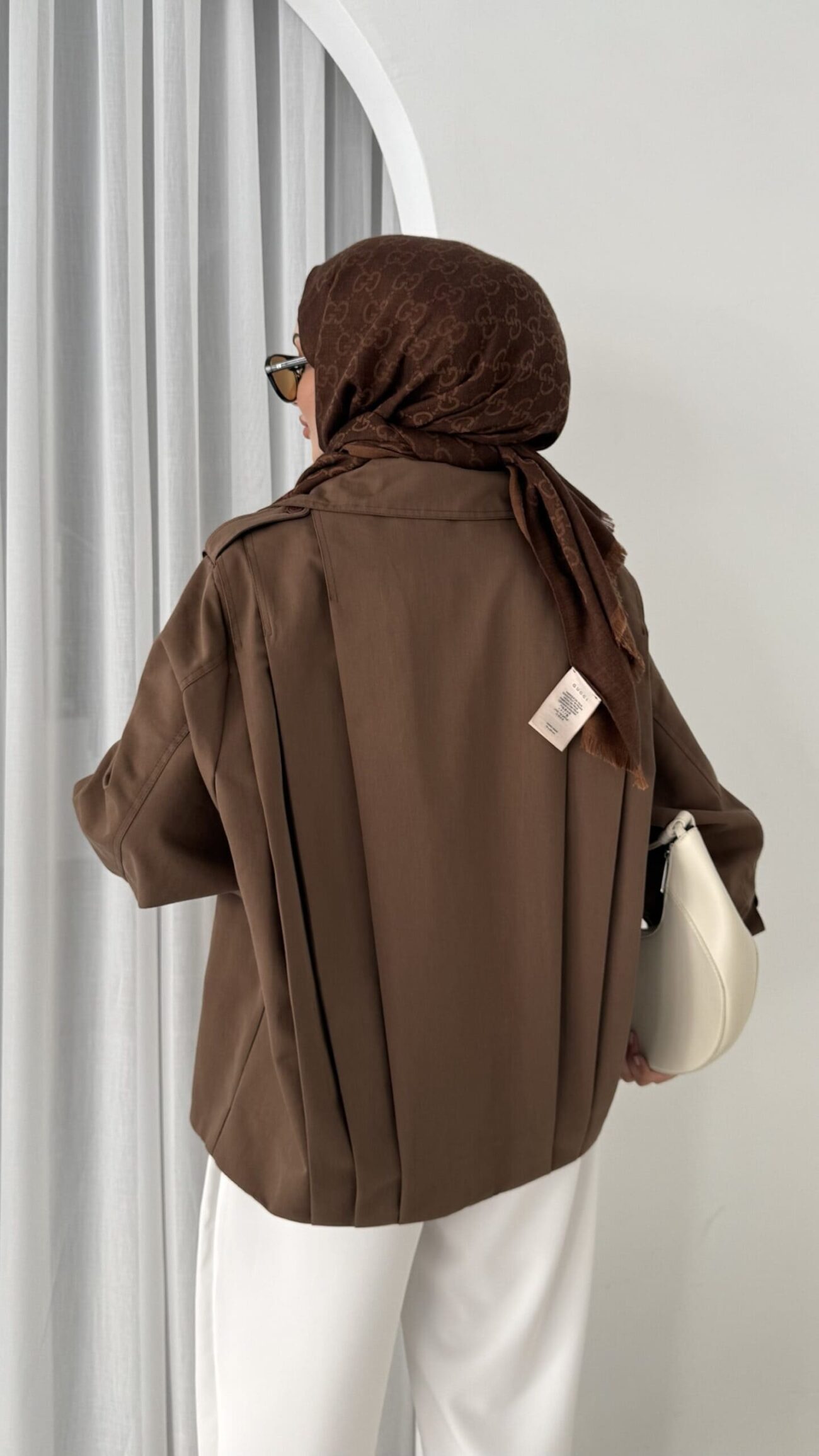 Zara Bomber Trençkot DŞ100237 - Kahverengi - Görsel 2