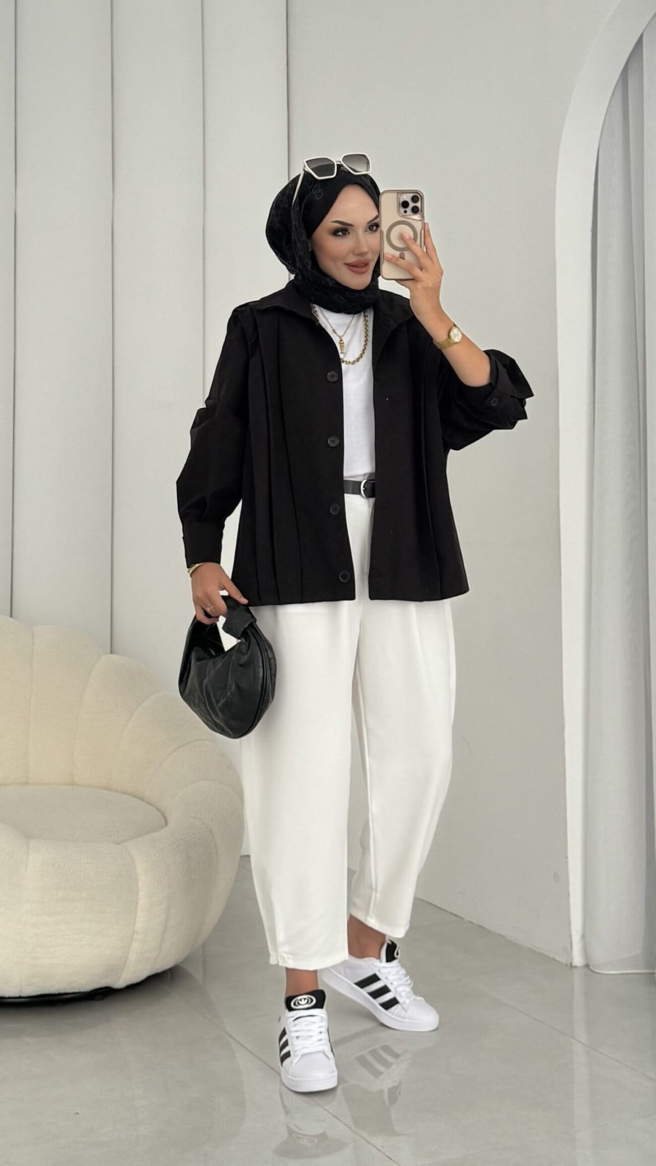 Zara Bomber Trençkot DŞ100237 - Siyah - Görsel 2