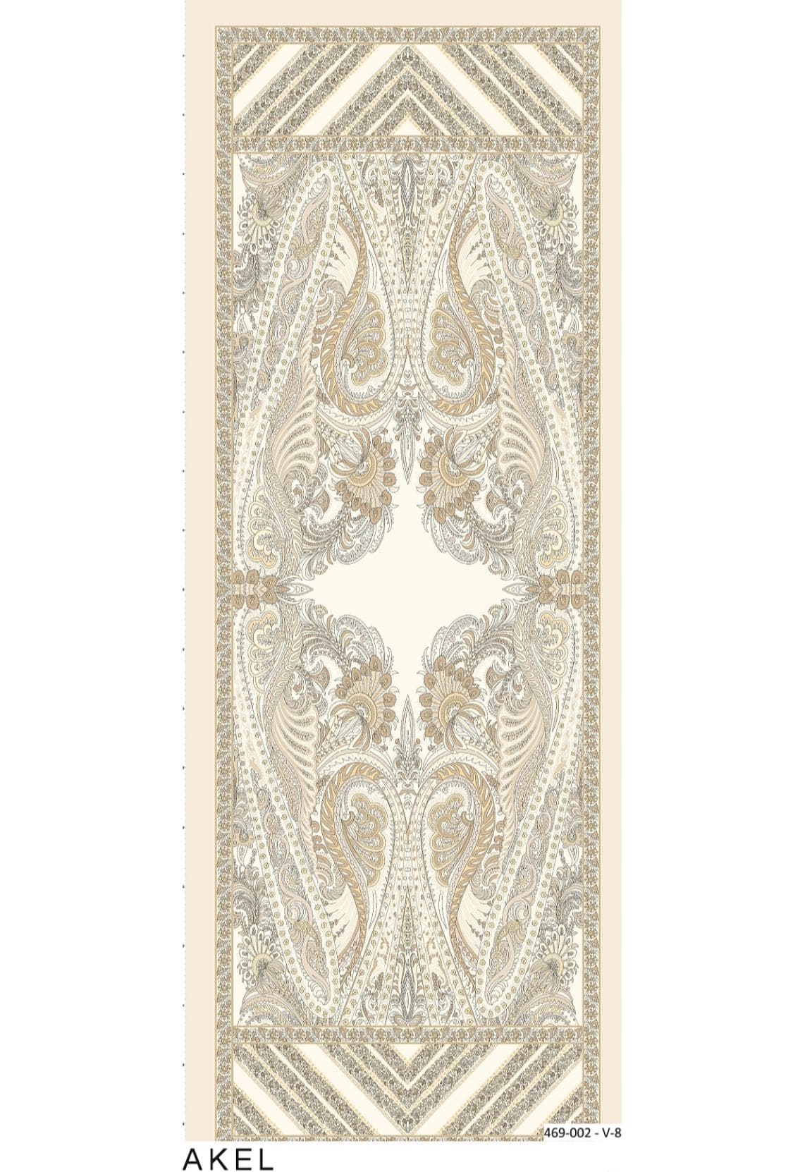 New Zuhur Şal Serisi- 469-002- V-8 - Karamel - Görsel 6