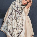 Lv Kemer Desen Pamuk Soft Şal 31230 - Ekru-Bej