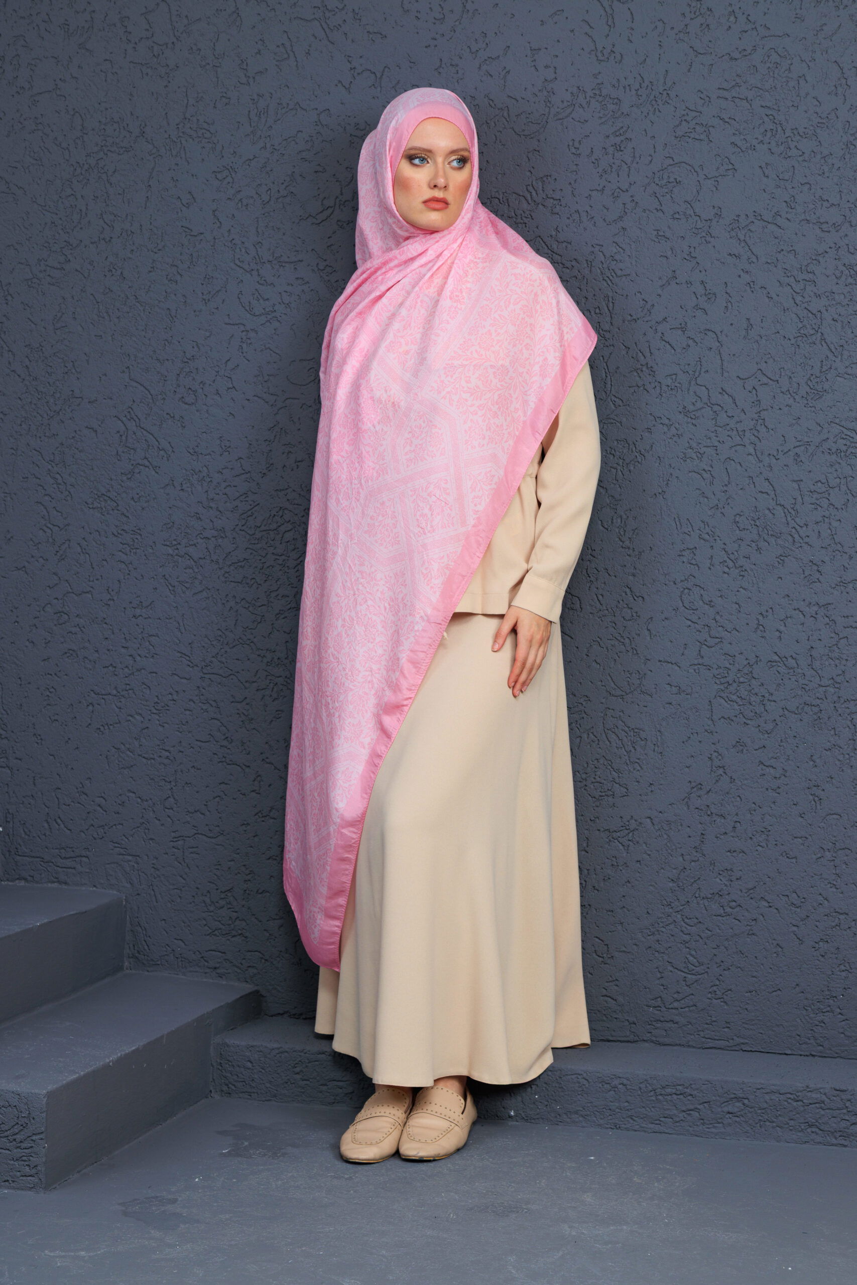 Viyana Şal Serisi - 469-005 - V- 3 - Pamuk Şekeri - Görsel 3