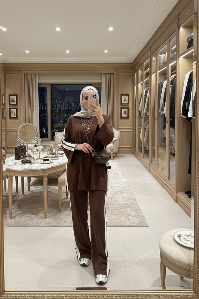 Alto Oysho İkili Takım TK100402 - Kahve