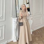 Esla Scuba Etekli Takım(ŞAL HEDİYE) TK100432 - Bej