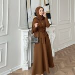 Esla Scuba Etekli Takım(ŞAL HEDİYE) TK100432 - Kahve