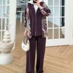 Premium Aspera Oysho İkili Takım TK100250 - Bordo