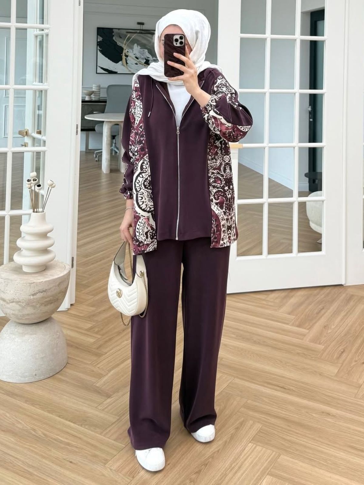 Premium Aspera Oysho İkili Takım TK100250 - Bordo