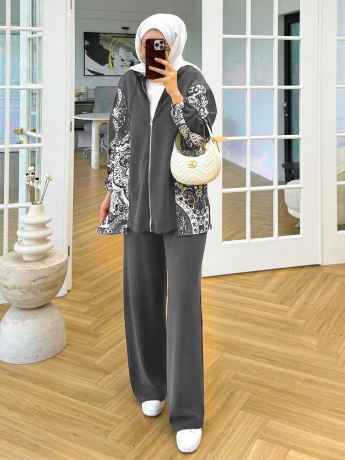 Premium Aspera Oysho İkili Takım TK100250 - Füme