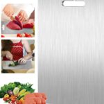 Paslanmaz Çelik Kesme Tahtası Büyük Boy   - EV100245