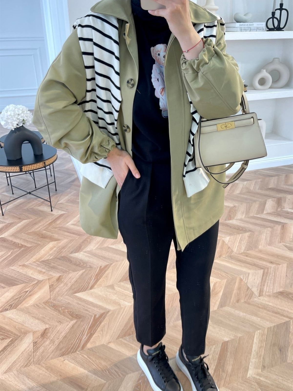 Havuç Kumaş Pantolon PNT100295 - Siyah - Görsel 2