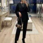 Pelerin İkili Takım TK100350  - Siyah