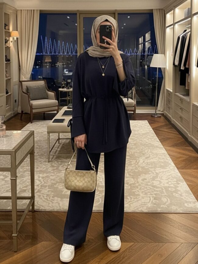 Liva Oysho İkili Takım TK100353 - Lacivert