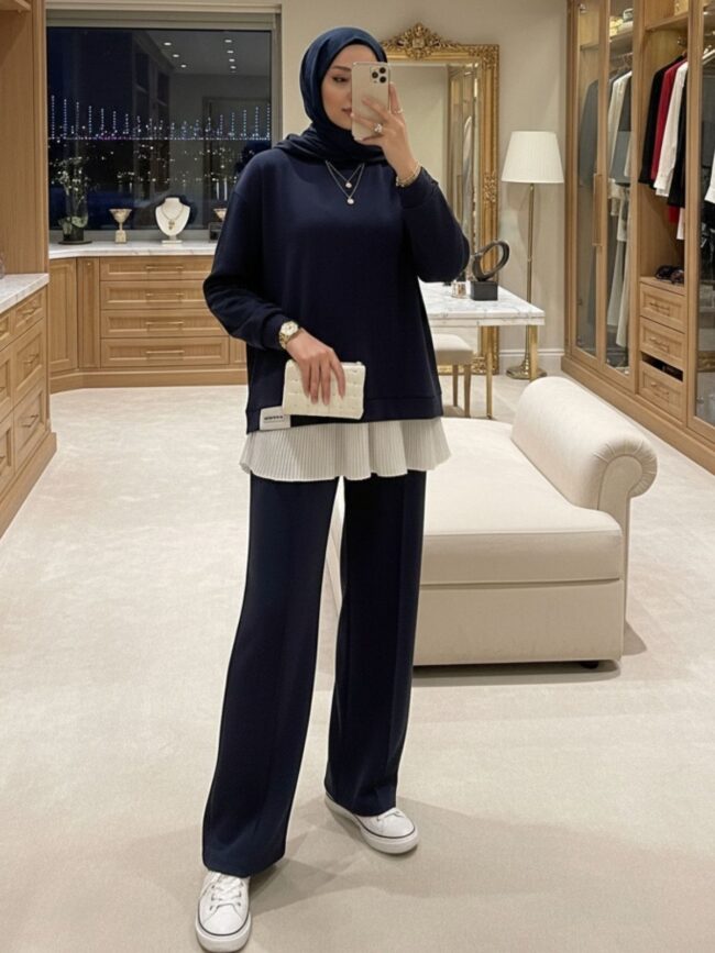 Loliy Oysho İkili Takım TKM100283 – Lacivert