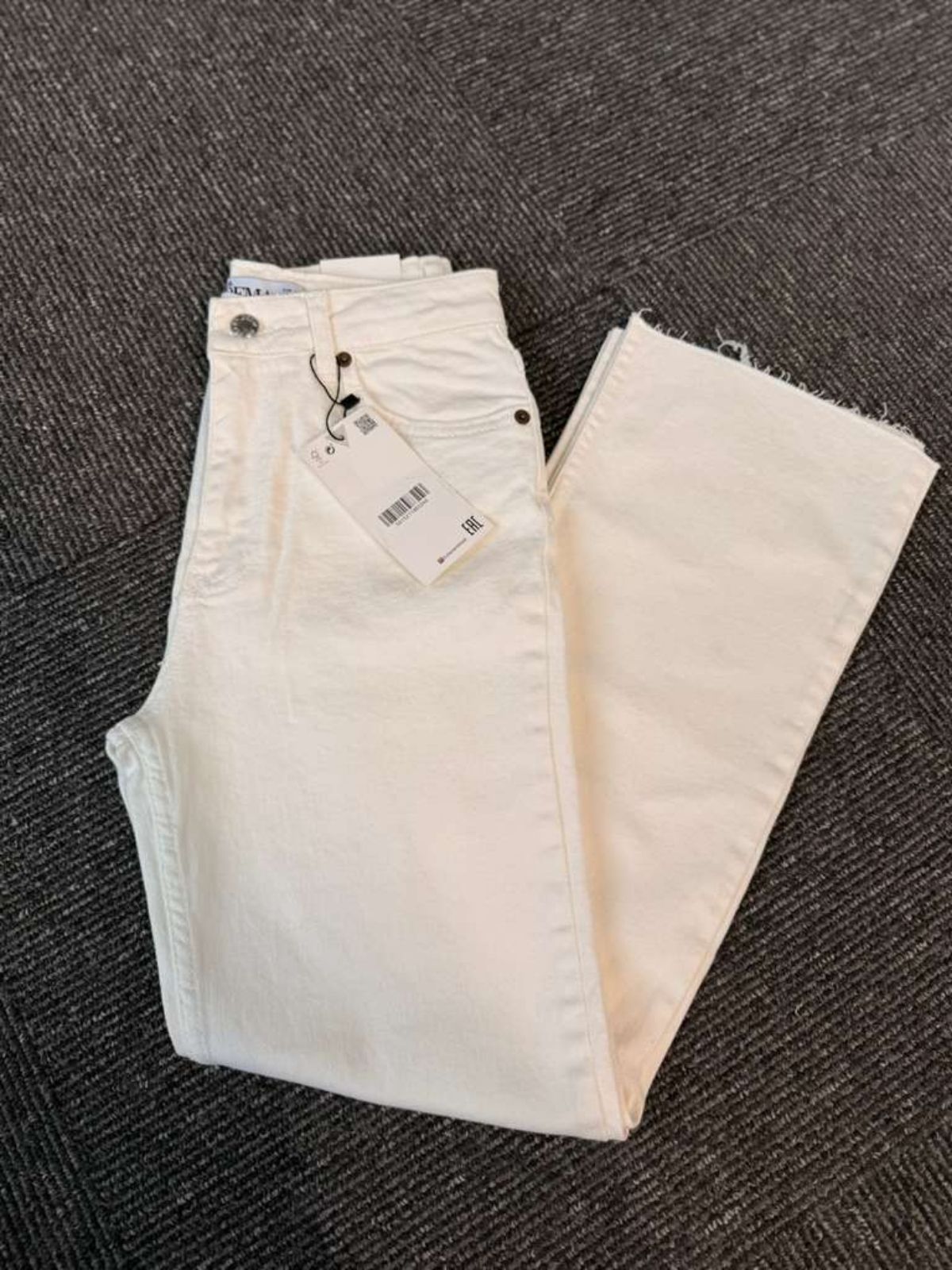 Boyfriend Kadın Jean Pantolon  PNT100368 - Ekru