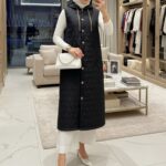 Elle Kapitone Yelek  DŞ100386 - Siyah