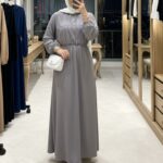 Madonna Elbise (Şal Hediye) ELB100405 – Gri