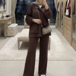 Nova Cepli Oysho İkili Takım TK100306 - Kahve