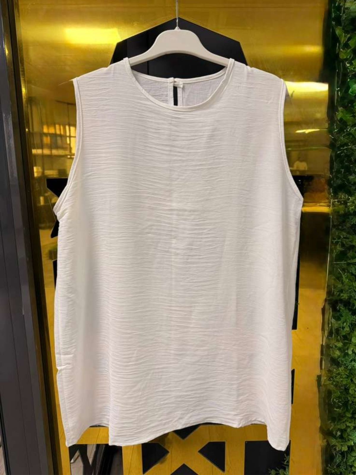 Sıfır Kollu İçlik ELB100412- Beyaz