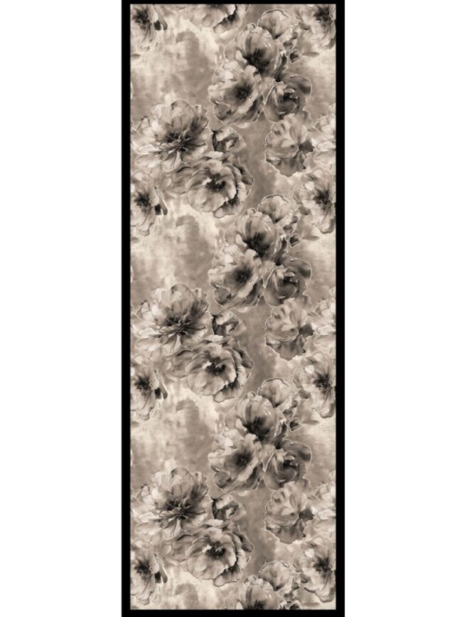 Zemheri Desen Şal 469-023 - V-1 - Dumanlı Siyah