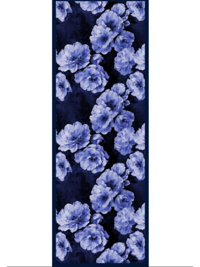 Zemheri Desen Şal 469-023 - V-16 - Derin Mavi