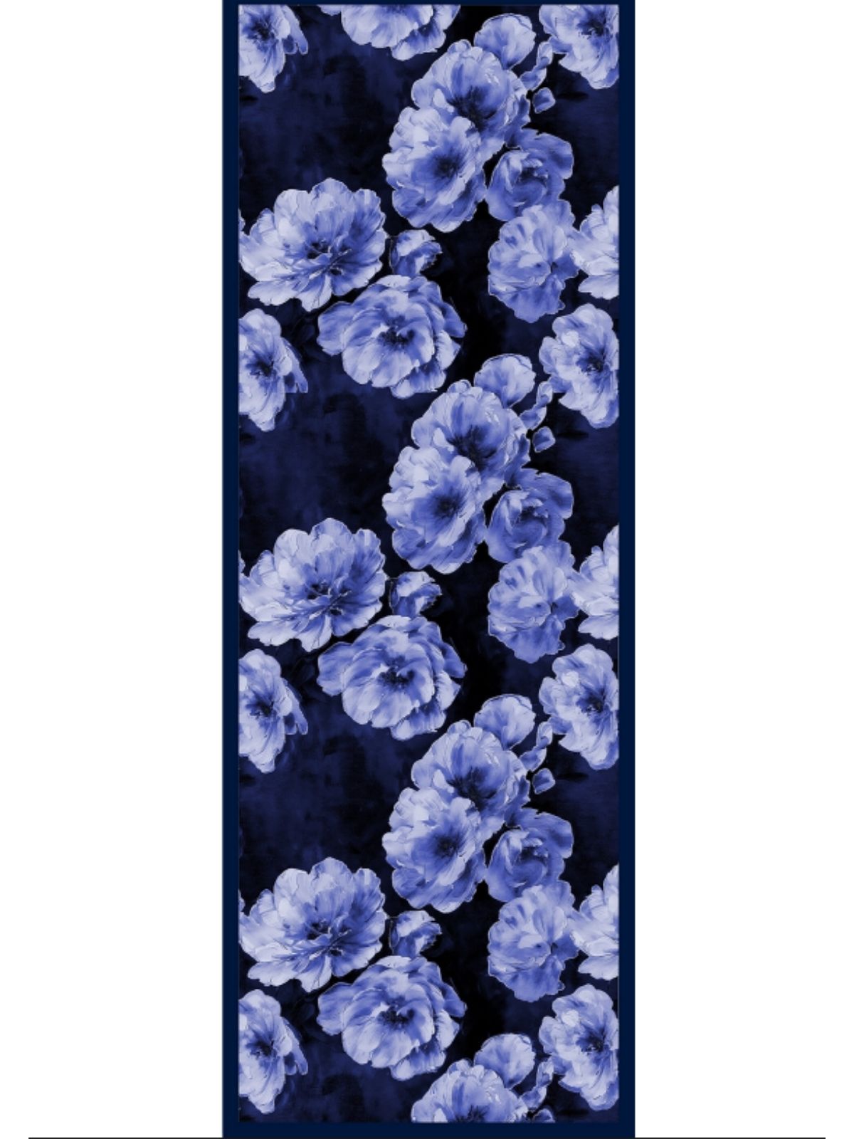 Zemheri Desen Şal 469-023 - V-16 - Derin Mavi