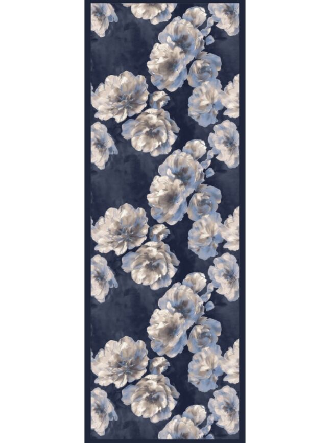 Zemheri Desen Şal 469-023 - V-19 - Okyanus Mavi