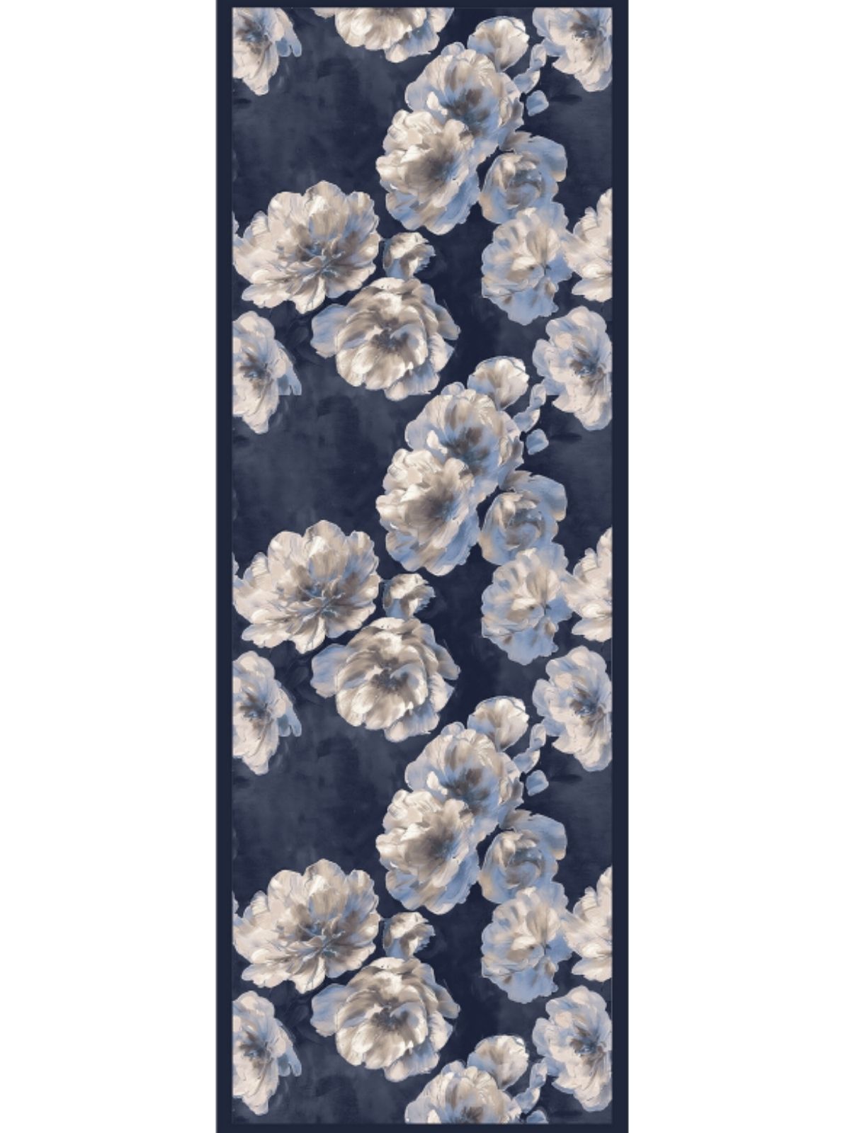 Zemheri Desen Şal 469-023 - V-19 - Okyanus Mavi