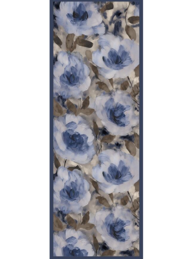 Nazende Desen Şal 469-020 - V-13 - Okyanus Mavi