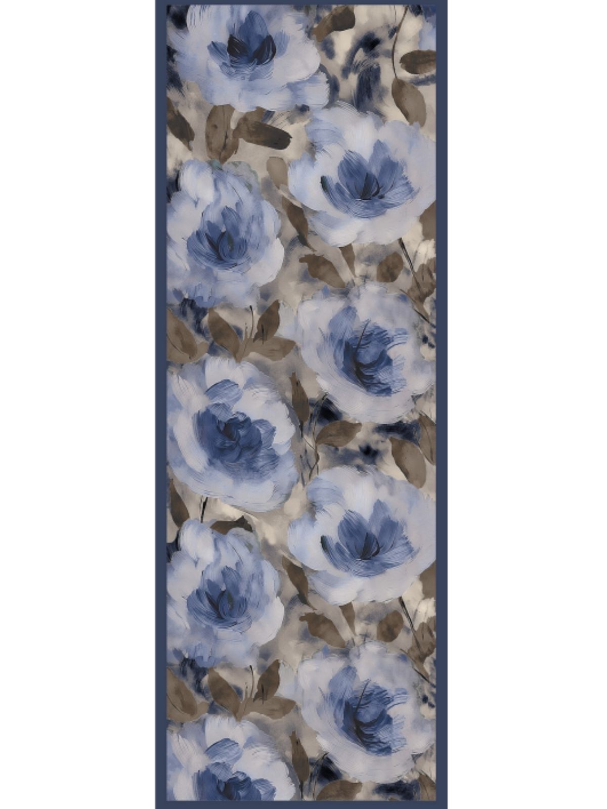 Nazende Desen Şal 469-020 - V-13 - Okyanus Mavi