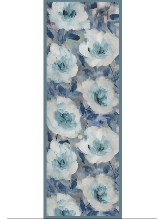 Nazende Desen Şal 469-020 - V-18 - Deniz Mavi