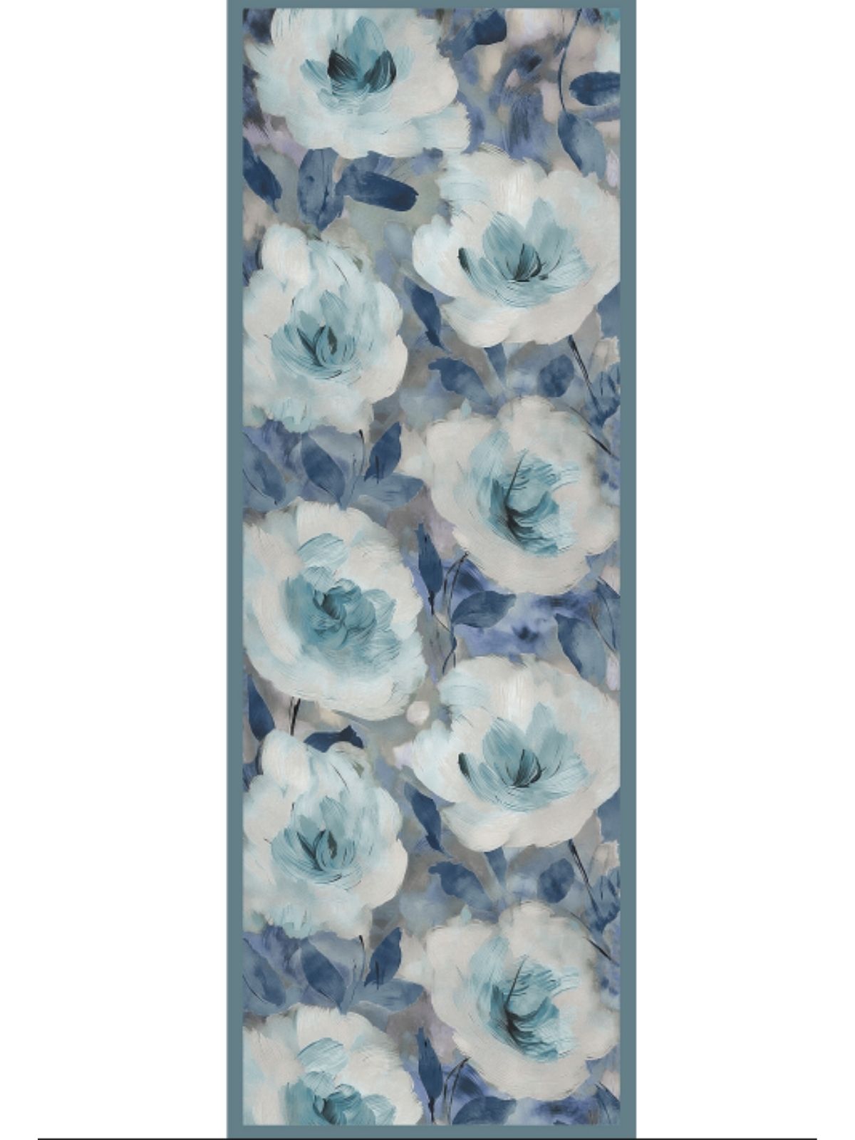 Nazende Desen Şal 469-020 - V-18 - Deniz Mavi